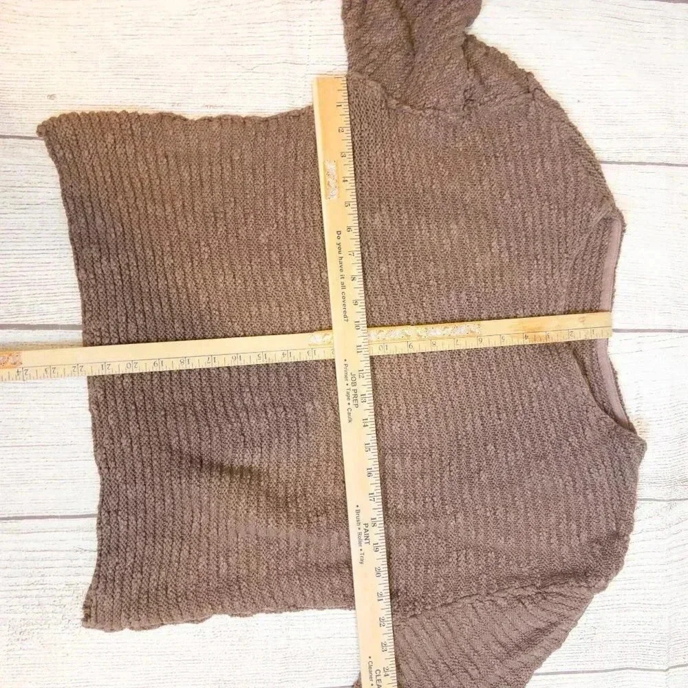 Free People Womens Menace‎ Tunic Oversized Slouchy Knit Sweater Sz XS S Mauve